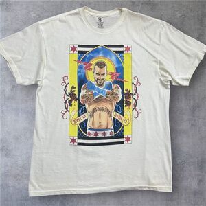 WWE CM Punk Best In The World "Second City Saint" White T-Shirt Men's Size XL